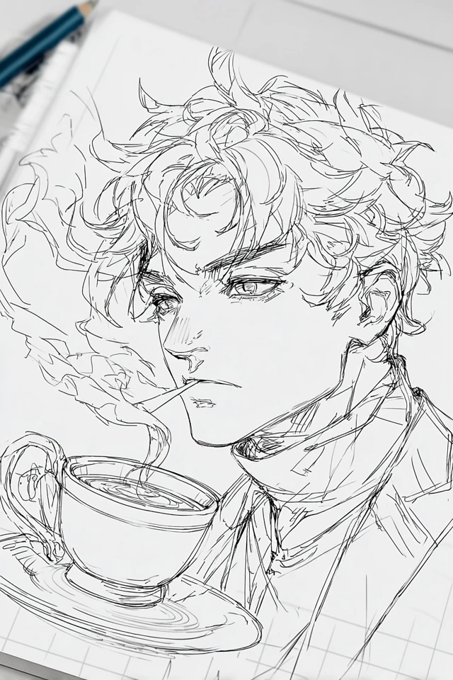 Ethereal Ink Sketch - Image 4