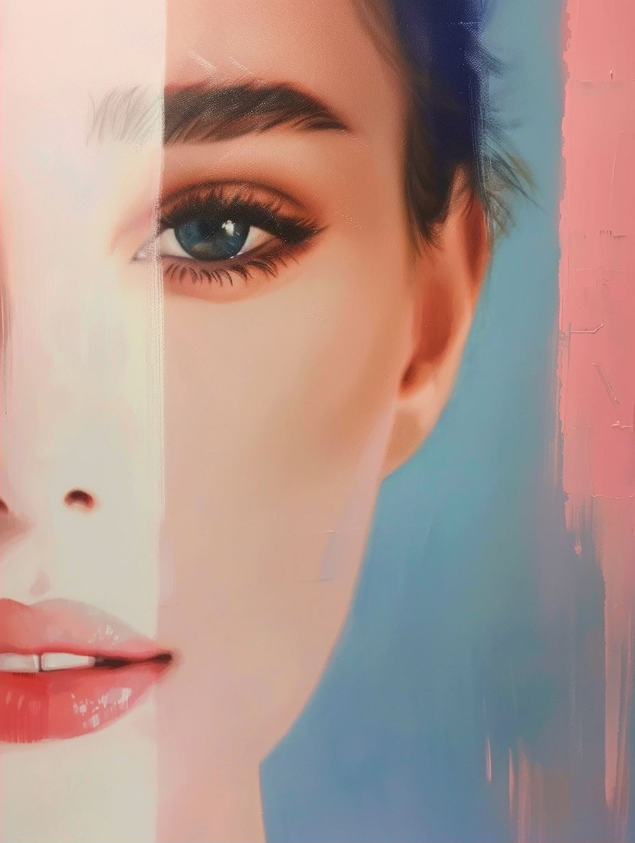 Fragmented Beauty: A Study in Color - Image 2