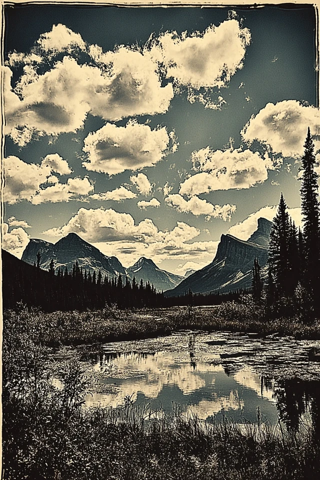 Vintage Ink Etching - Image 2