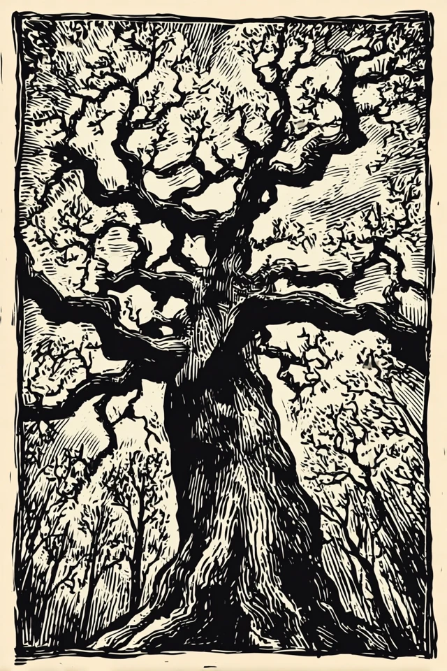 Vintage Ink Etching - Image 5