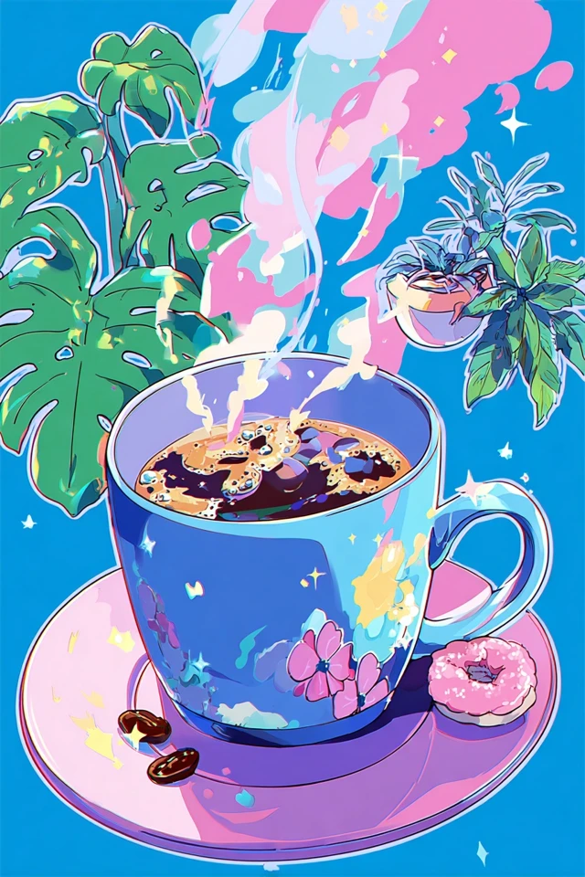 Neon Pastel Dreamscape Collage - Image 4