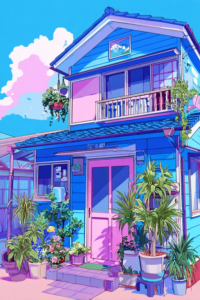 Neon Pastel Dreamscape Collage - Image 6