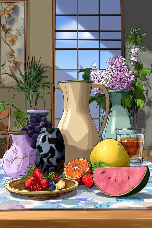 Floral Anime Elegance - Image 3