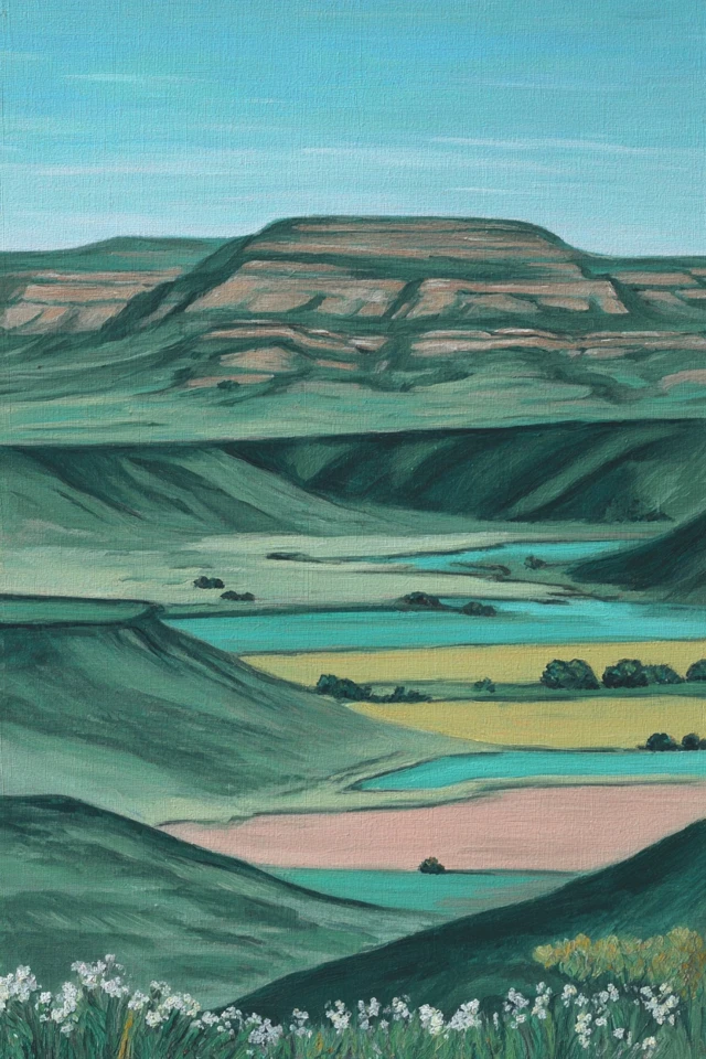 Stoic Canvas Gaze - Image 2
