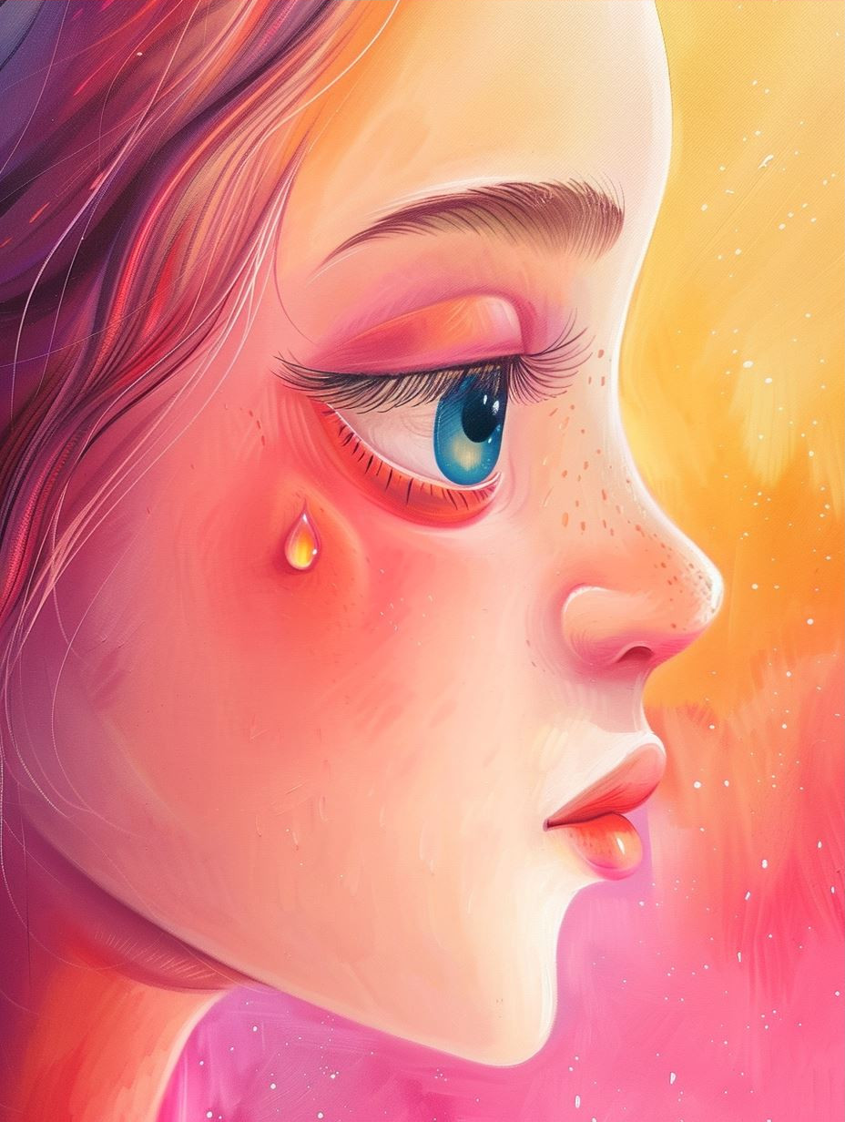 Dreaming Amidst Floating Rose Petals - Image 3