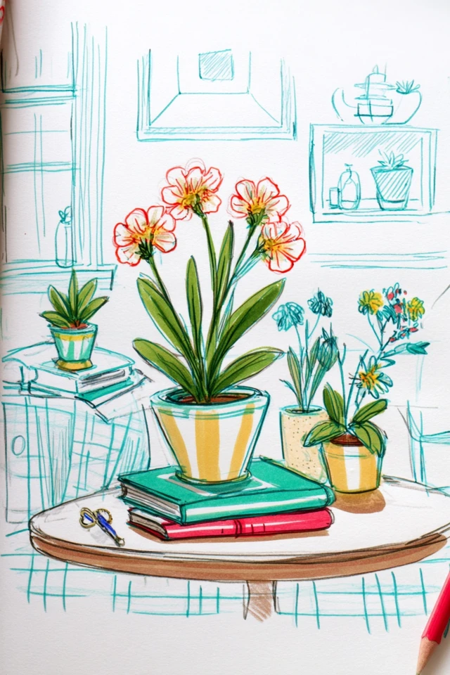 Notebook Sketch Portrait - Image 3