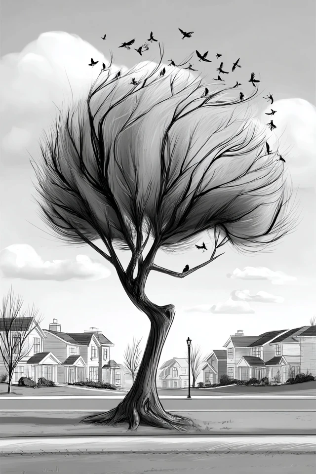 Monochrome Musings: A Digital Art Collection - Image 5