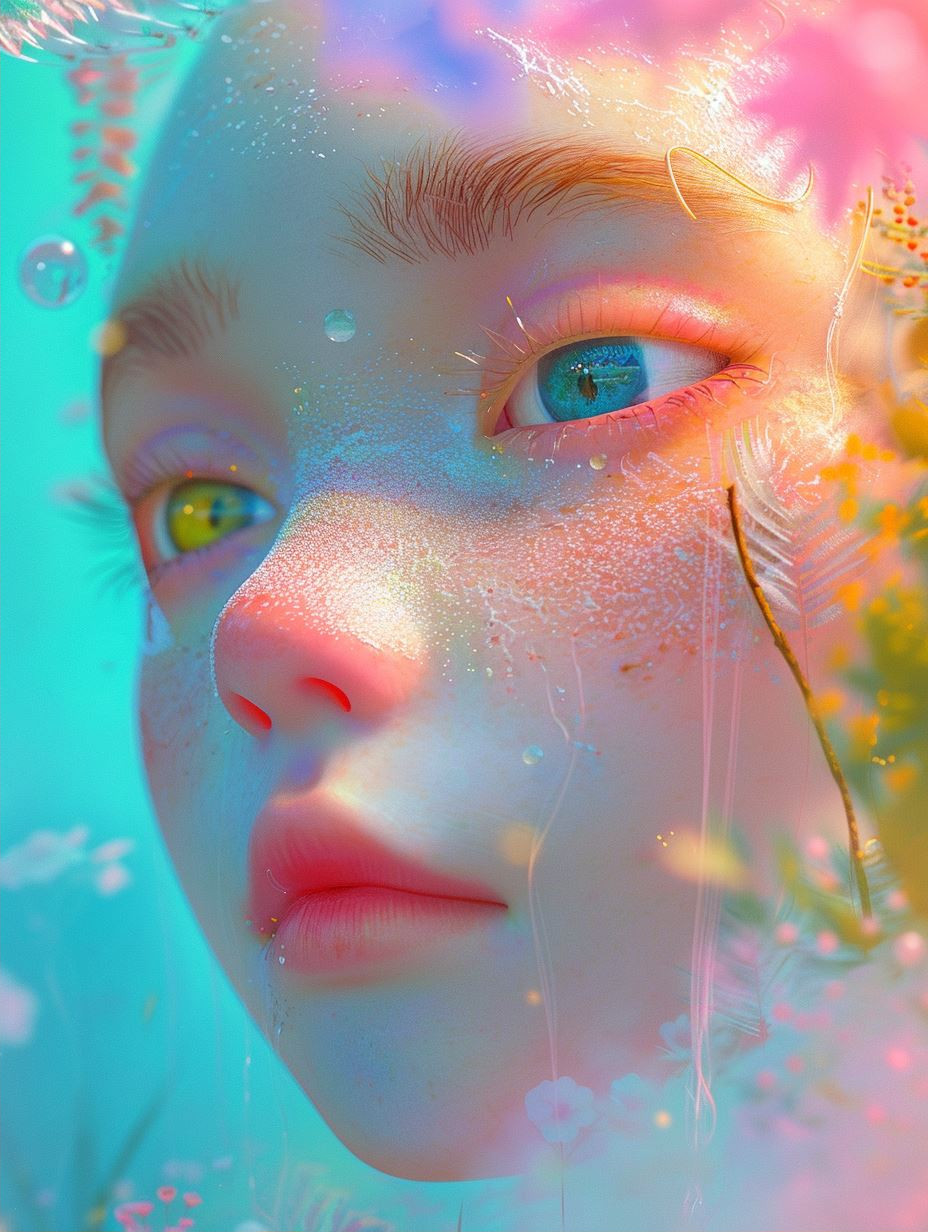Ethereal Dream of Pastel Waters - Image 2