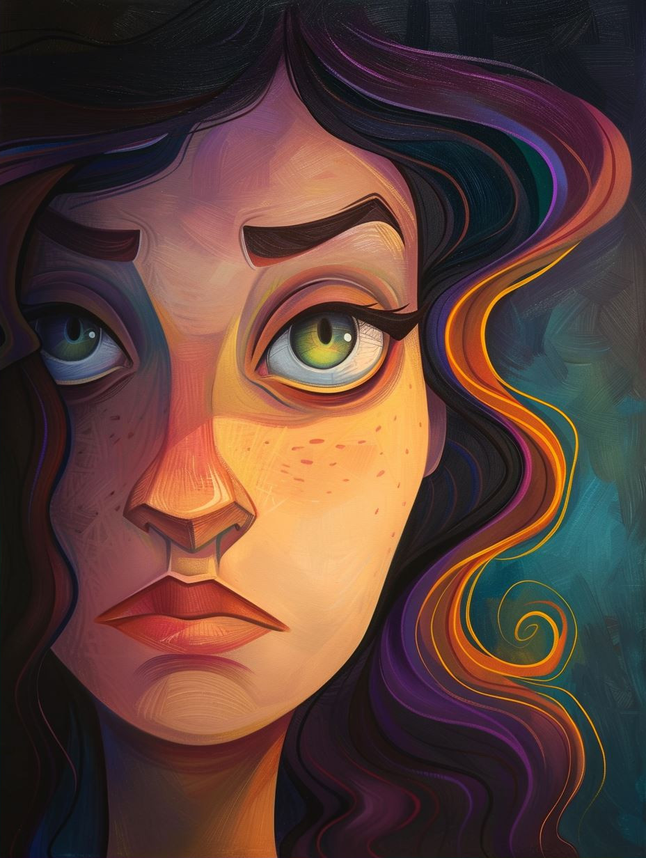 Ethereal Portraits of Cosmic Emotion - Image 2