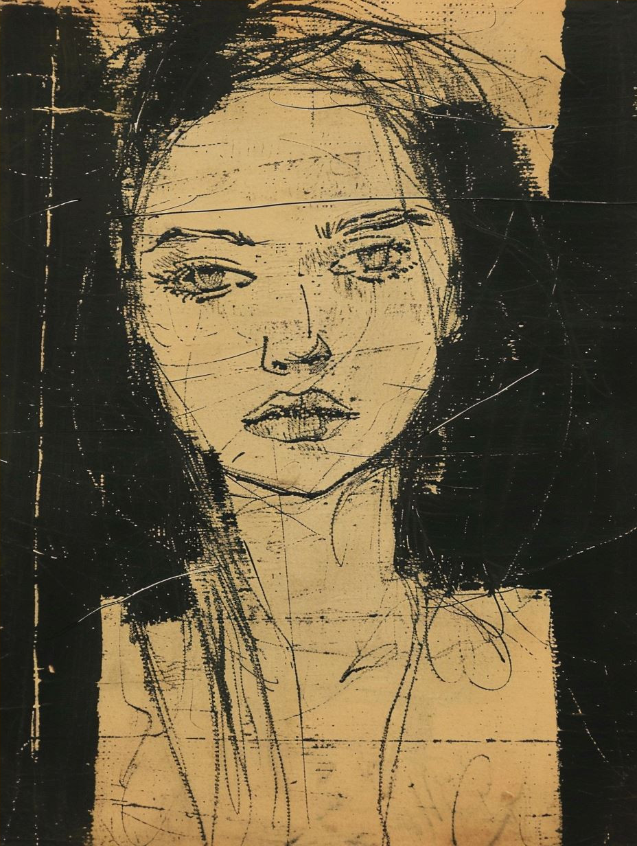 Raw Charcoal Portrait Studies - Image 4