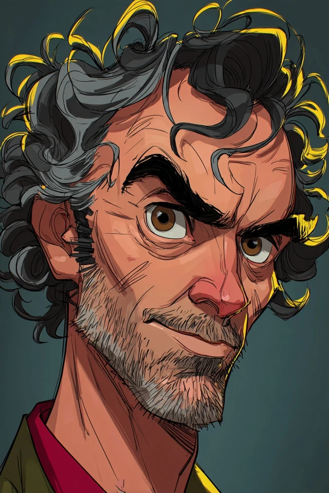 Expressive Ink Portrait - Image 1