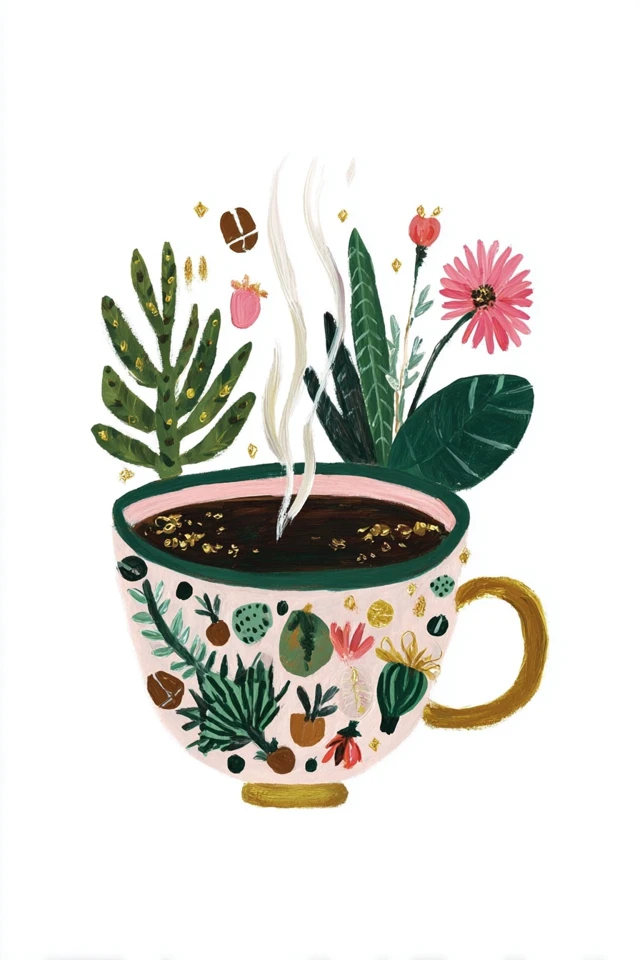 Botanical Dreams Illustration Set - Image 4
