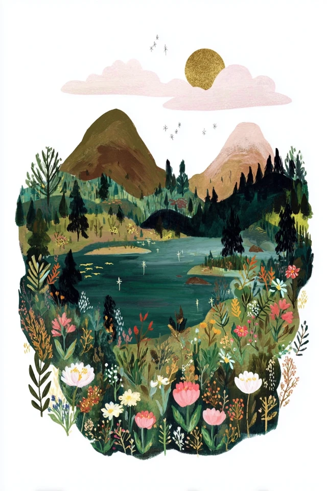 Botanical Dreams Illustration Set - Image 2