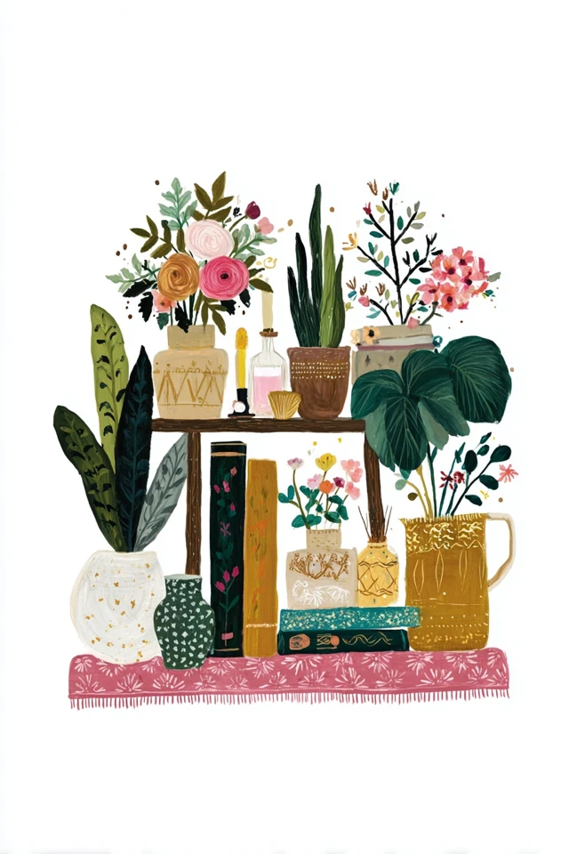Botanical Dreams Illustration Set - Image 3