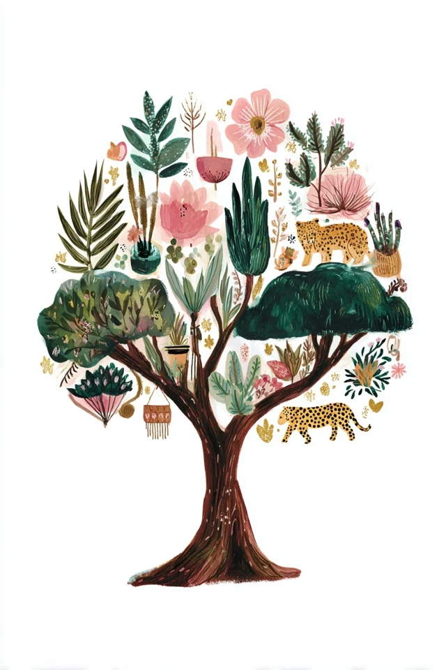 Botanical Dreams Illustration Set - Image 5