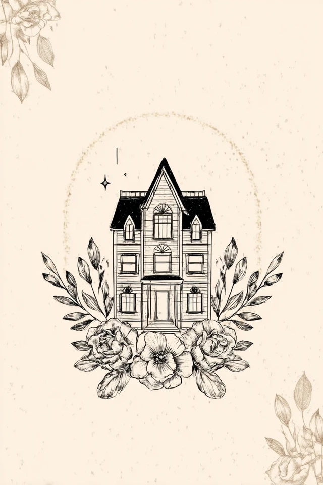 Vintage Aesthetic Line Art Collage - Image 6