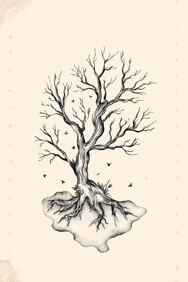Vintage Aesthetic Line Art Collage - Image 5