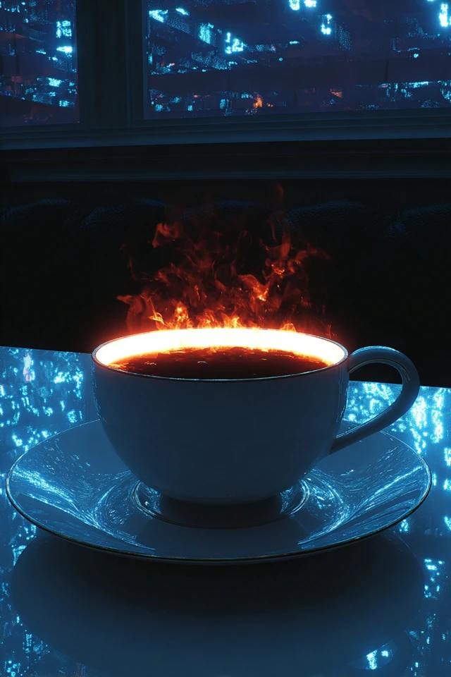 Neon Dreams and Burning Embers - Image 4