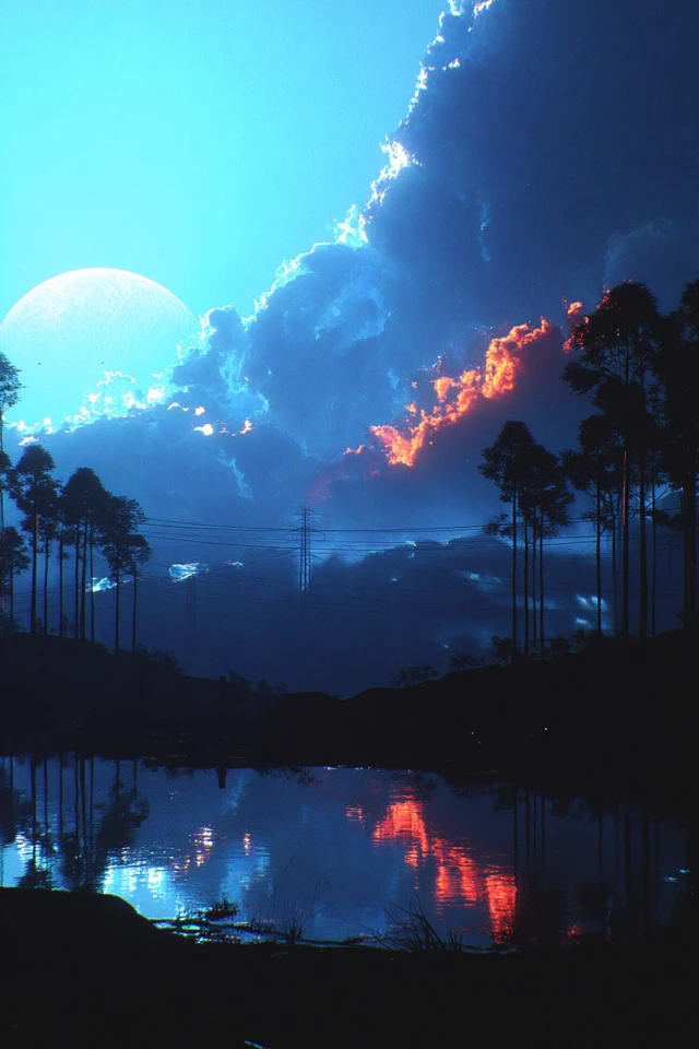 Neon Dreams and Burning Embers - Image 2