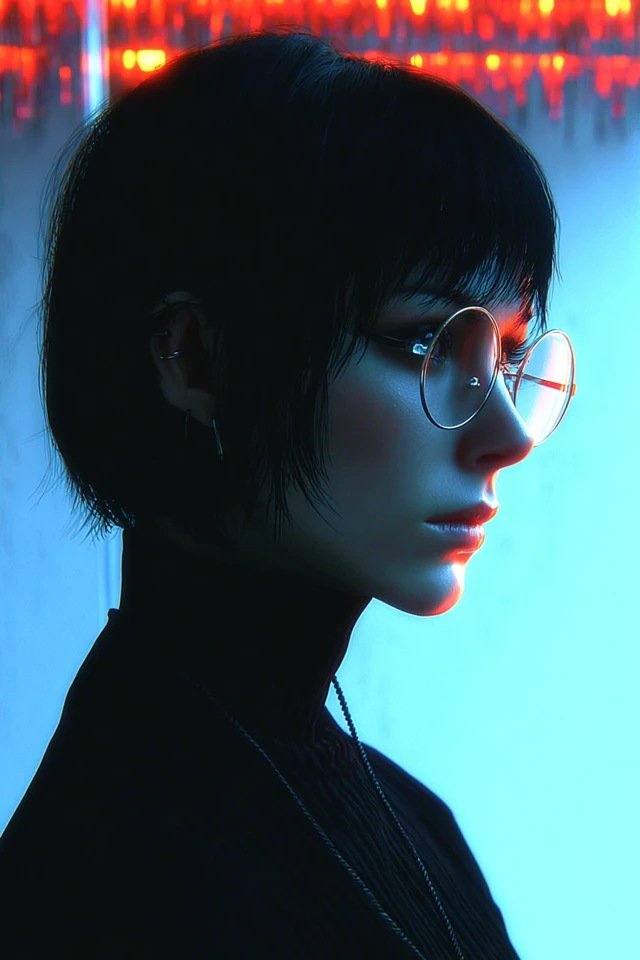Neon Dreams and Burning Embers - Image 1