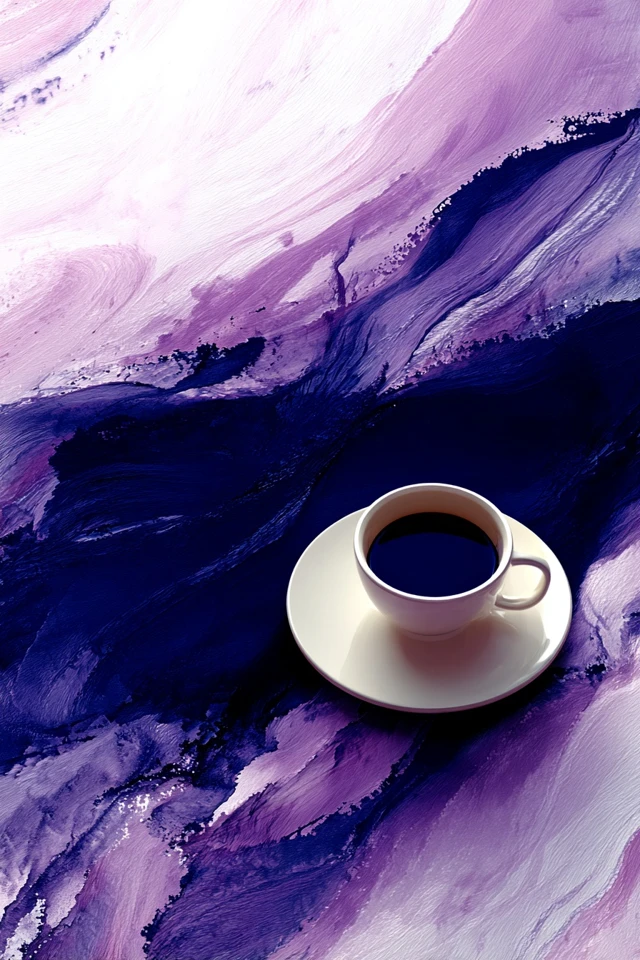 Violet Impasto Dream - Image 4