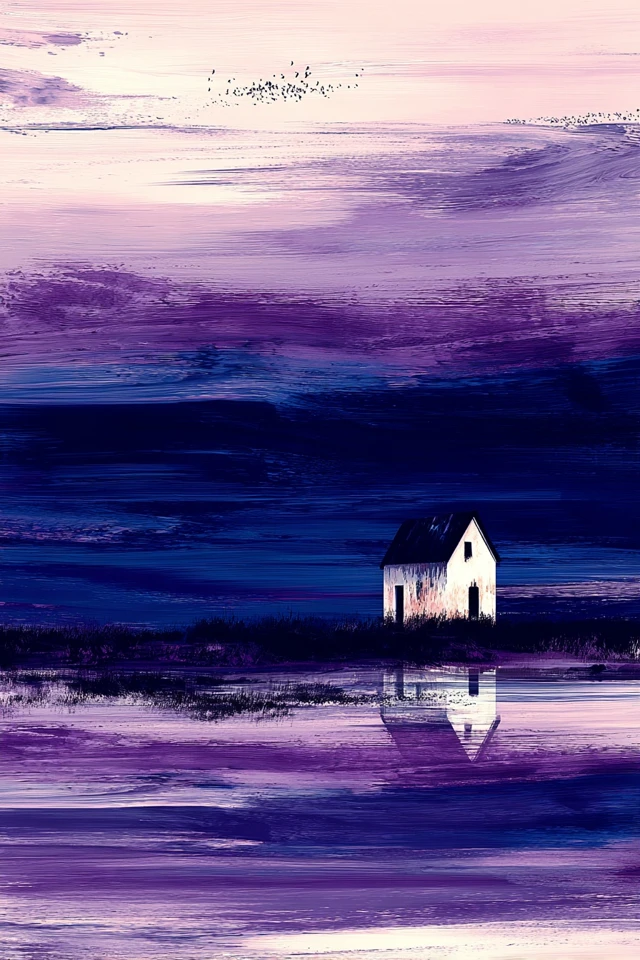 Violet Impasto Dream - Image 6