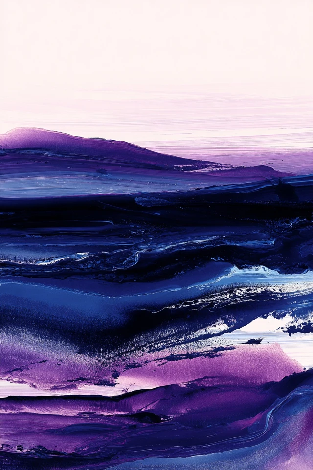 Violet Impasto Dream - Image 2