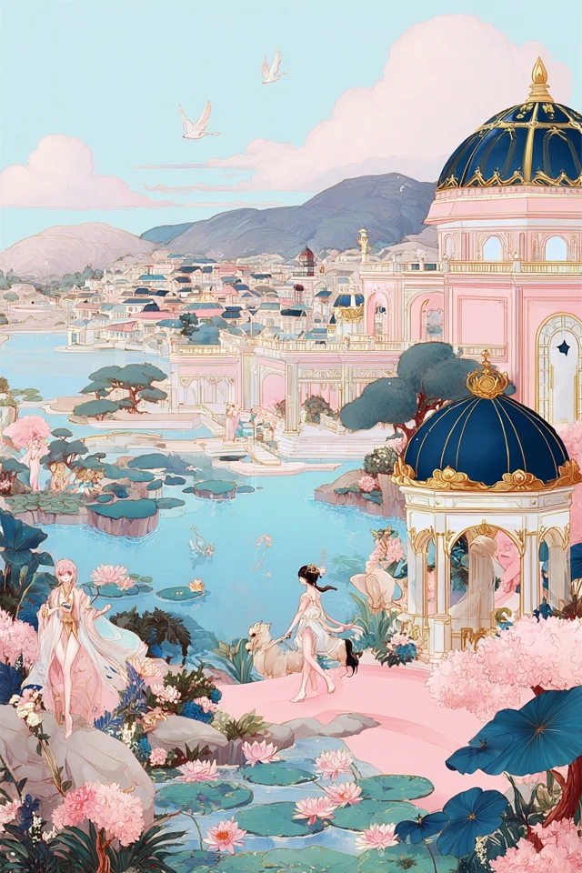 Pastel Blossom Elegance - Image 2