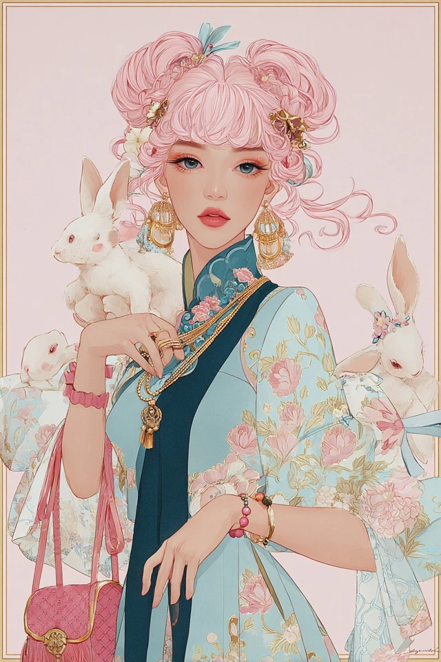 Pastel Blossom Elegance
