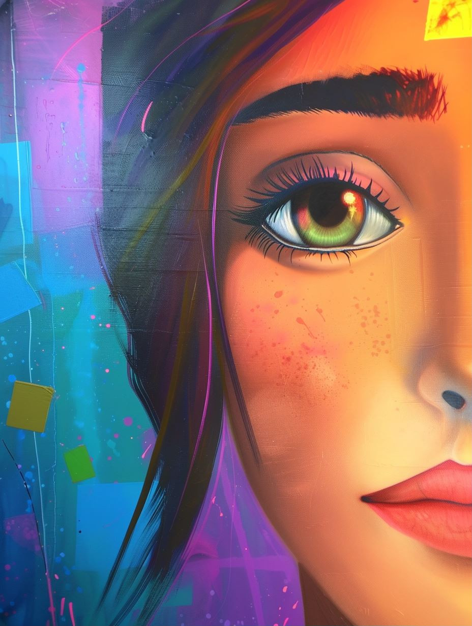 Vibrant Dreamy Portrait Studies - Image 1