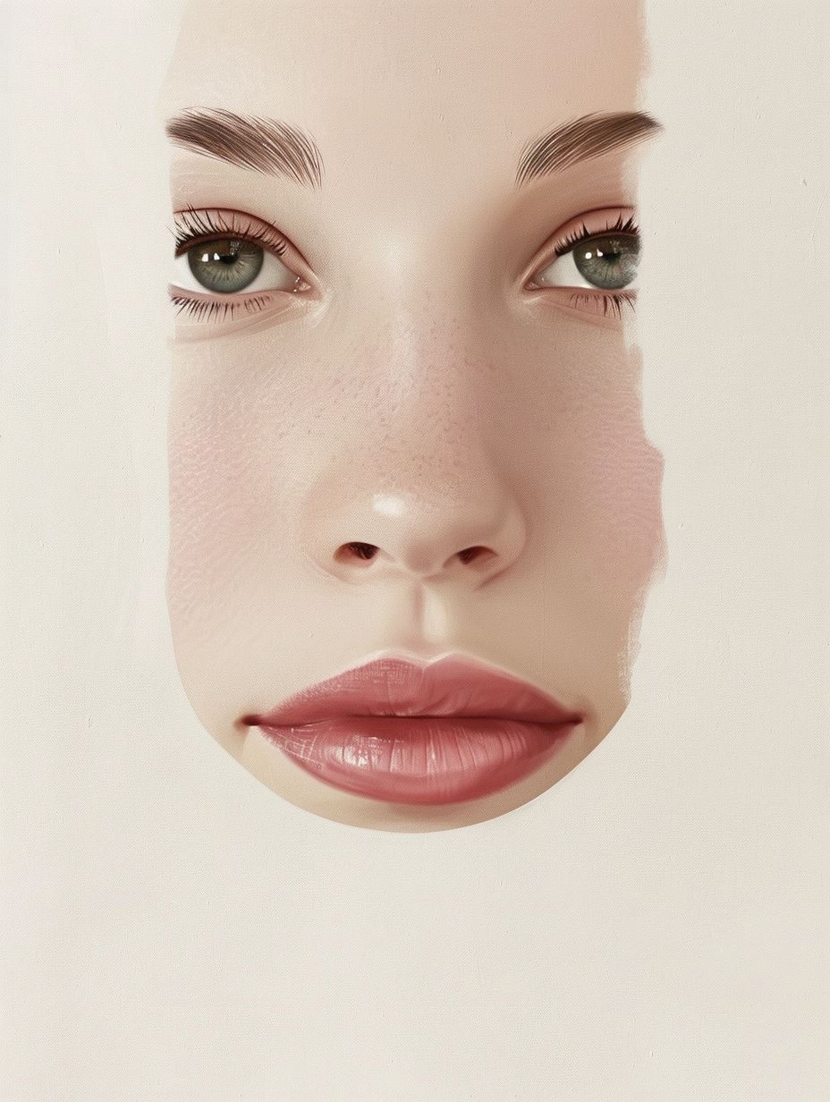 Artistic Beauty Portraits Collage - Image 1