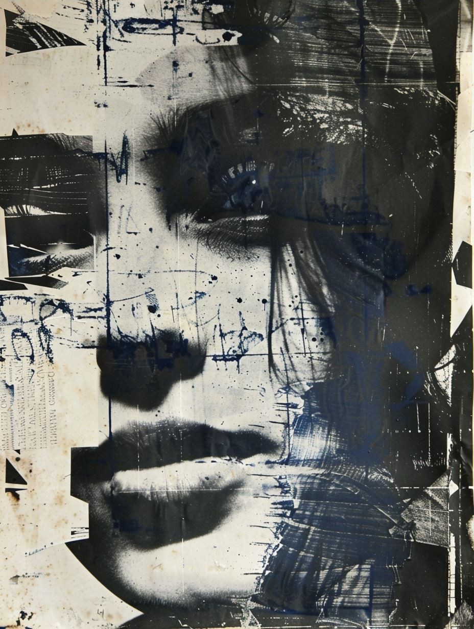 Fragmented Visions in Blue - Image 3
