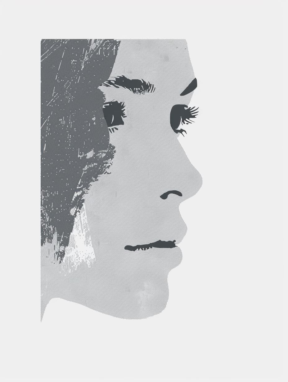 Minimalist Grayscale Portrait Study