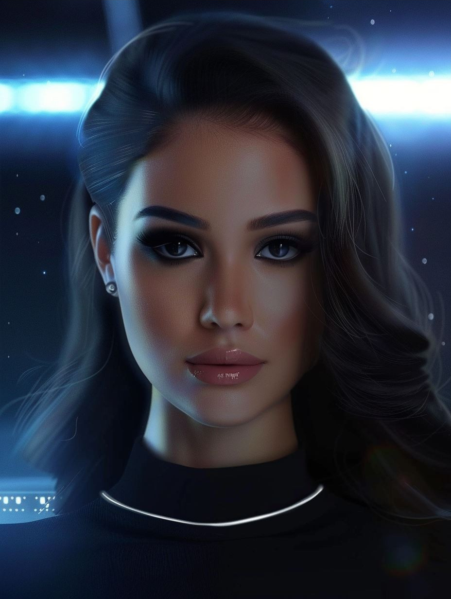 Futuristic Cybernetic Portrait Series - Image 3