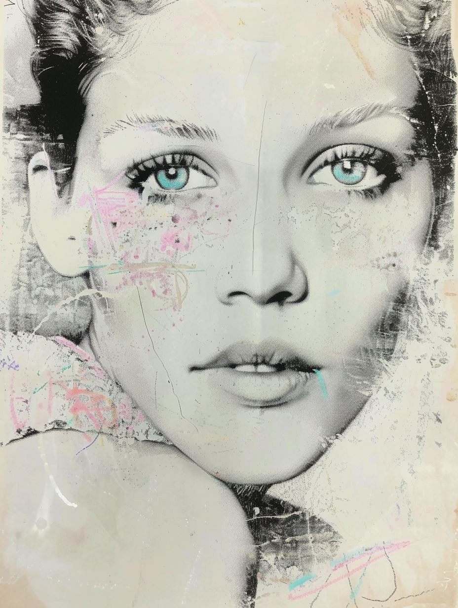 Neon Graffiti Portrait Fusion - Image 4