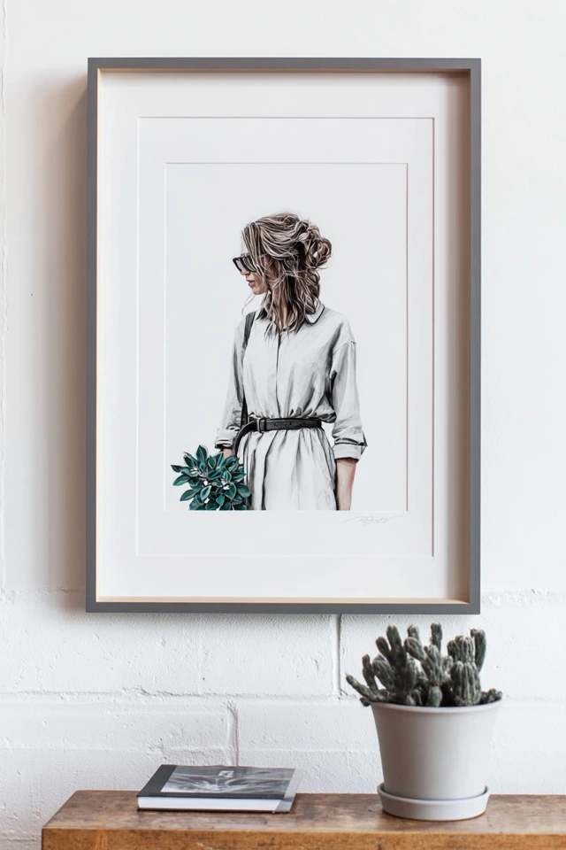 Minimalist Fashion Sketch - Image 1