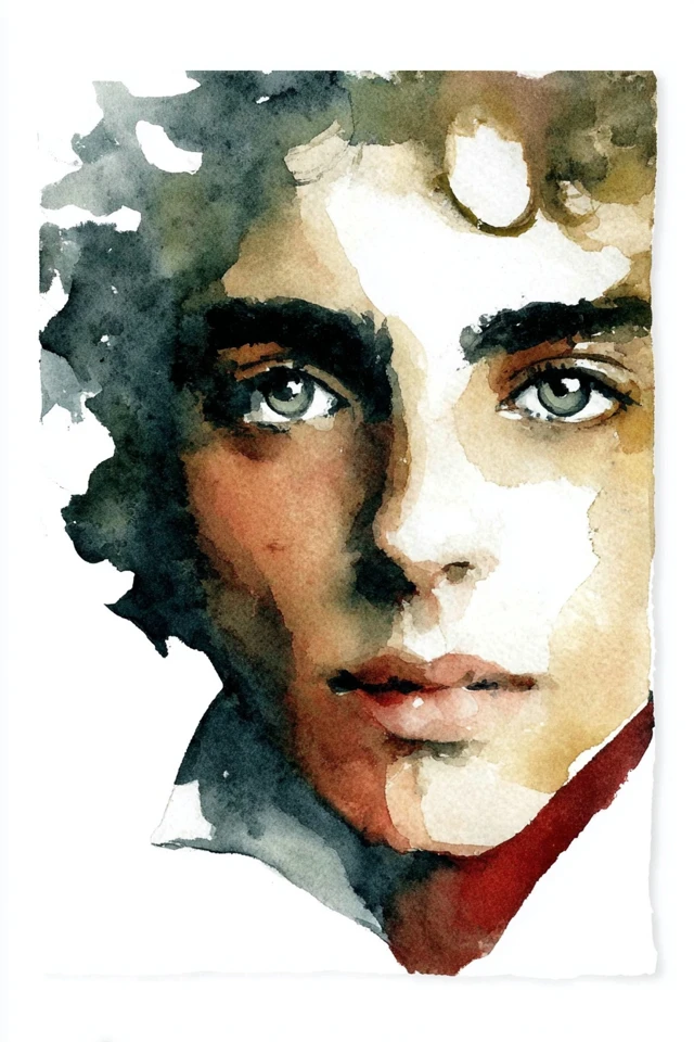 Ethereal Whispers in Watercolor - Image 1
