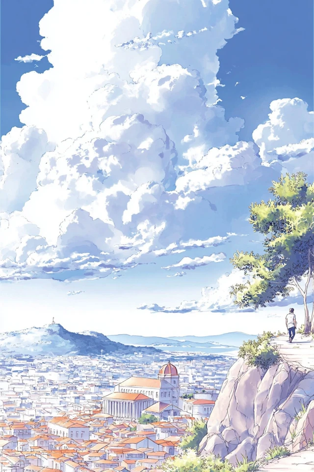 Serene Anime Elegance - Image 2