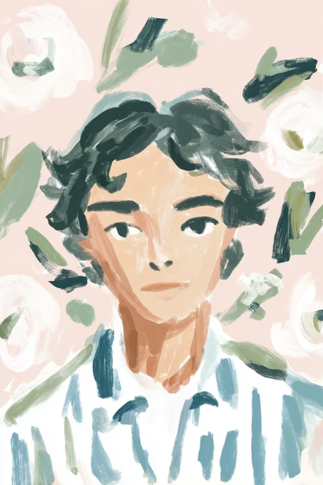 Pastel Floral Reverie - Image 1