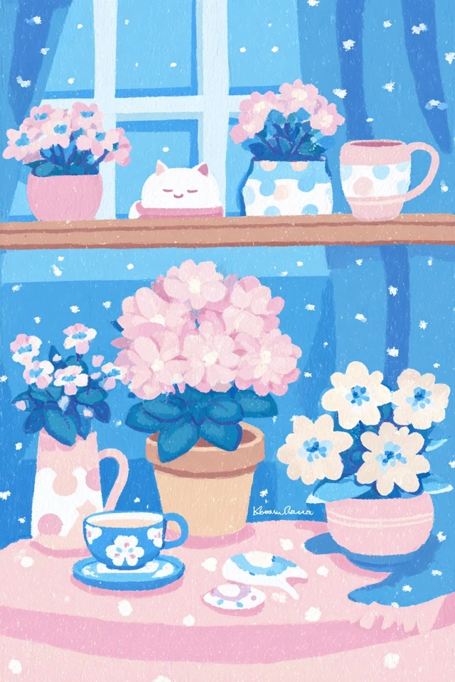 Pastel Bloom Portrait - Image 3
