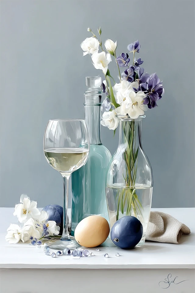 Serene Oil Portrait - Image 3