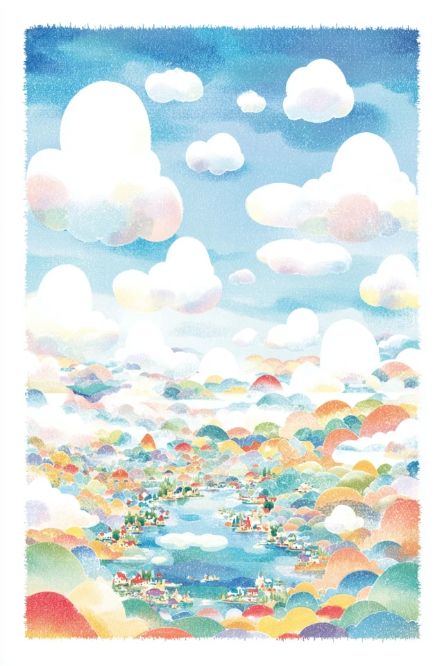 Whimsical Pastel Dreamscape - Image 2