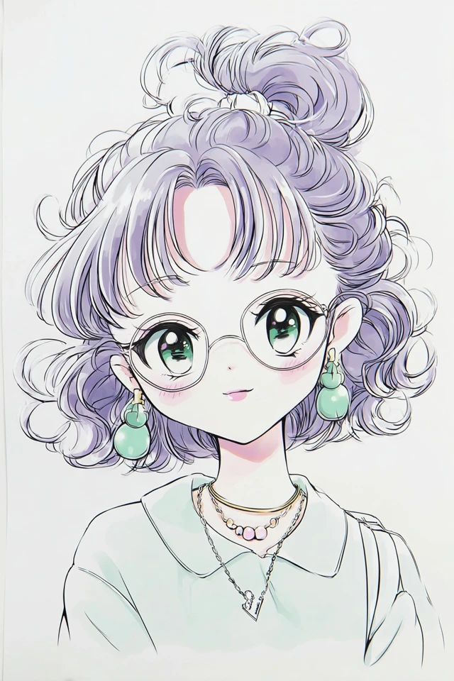 Pastel Dream Anime Portrait - Image 1