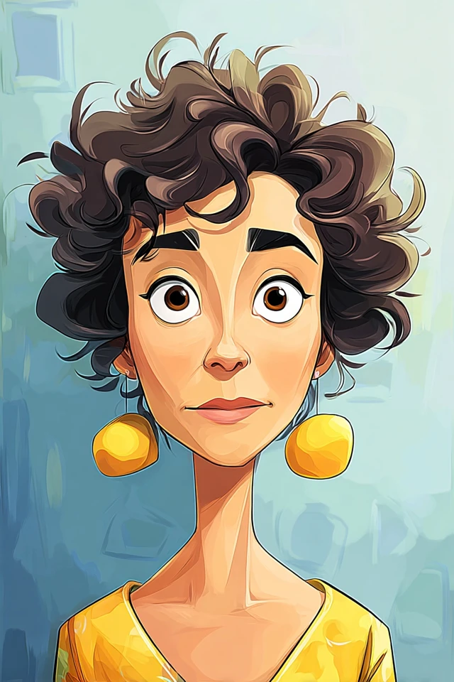 Whimsical Curly Charm - Image 1