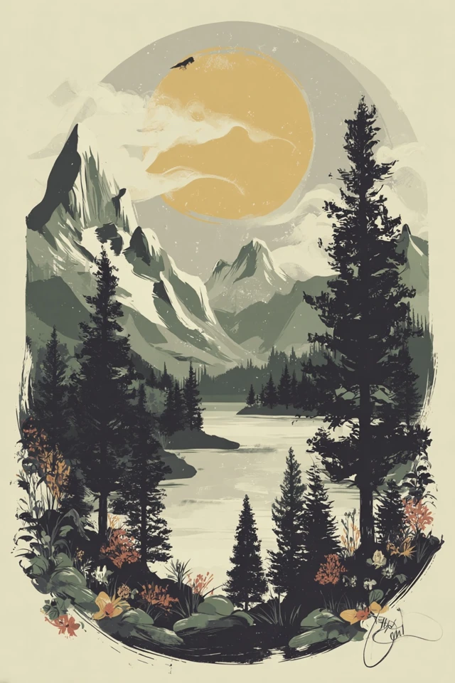 Nature's Harmony in Art - Image 2
