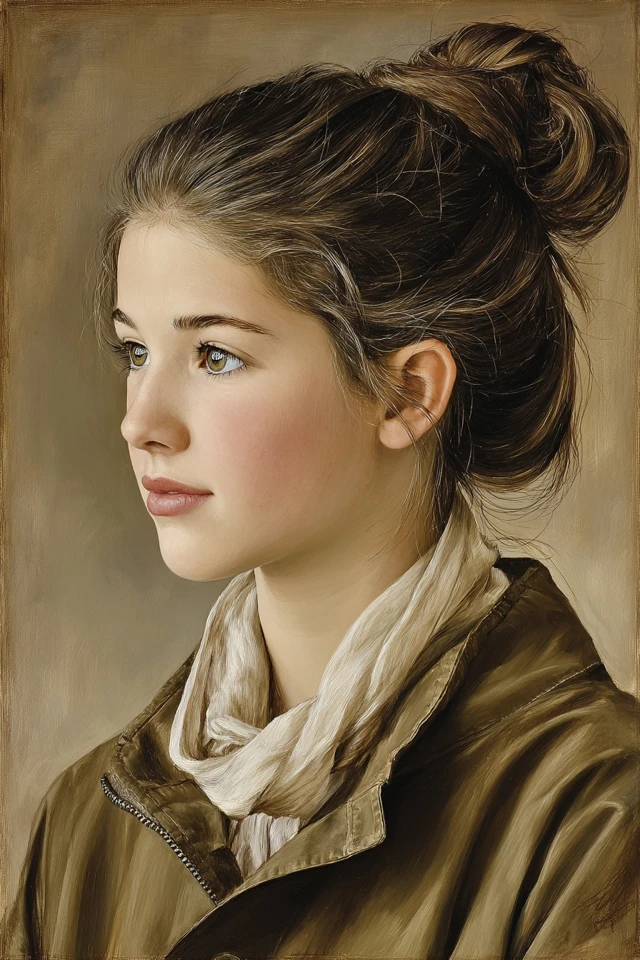 Rustic Elegance Portrait - Image 1