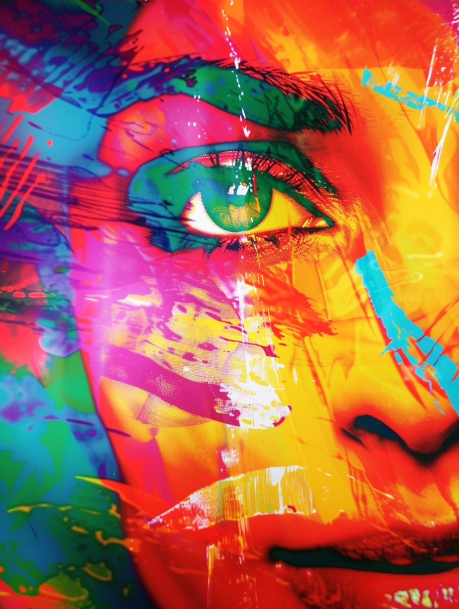 Prismatic Soul Digital Portrait - Image 3