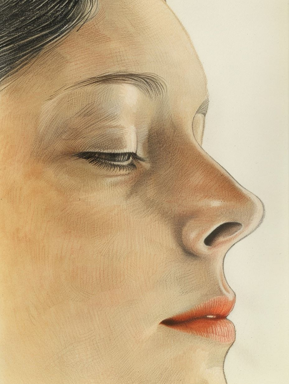 Ethereal Gazes in Colored Pencil - Image 1