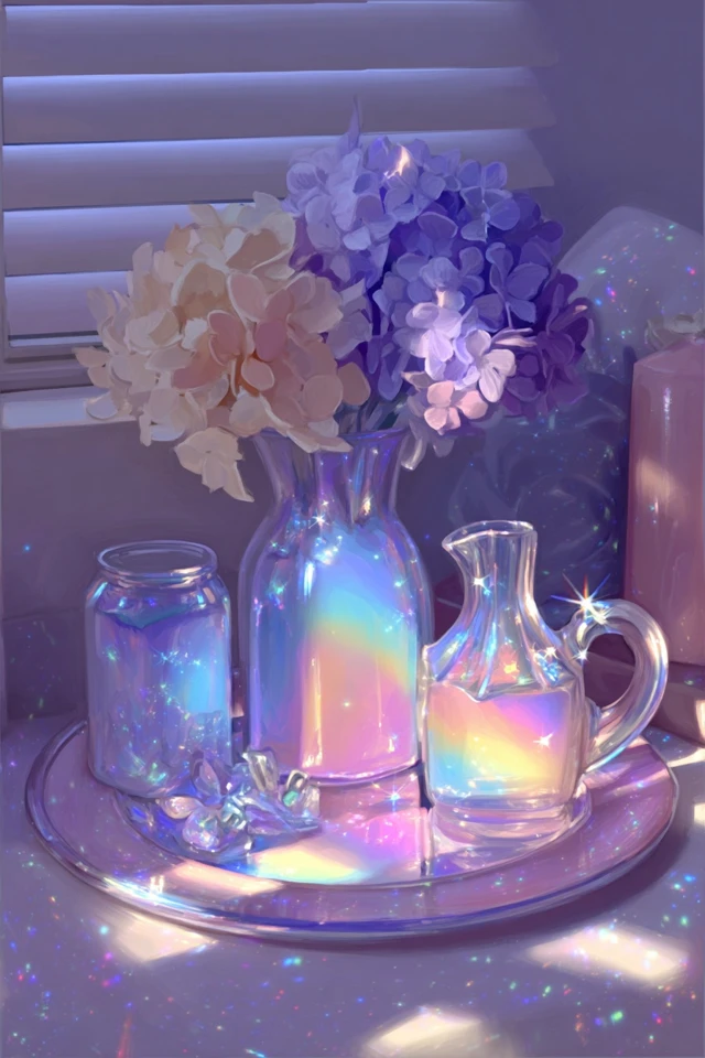 Pastel Dreams in Iridescent Hues - Image 3