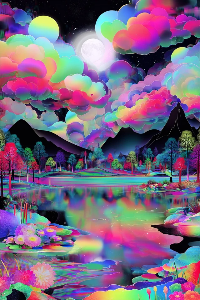 Neon Prism Dreamscape - Image 2